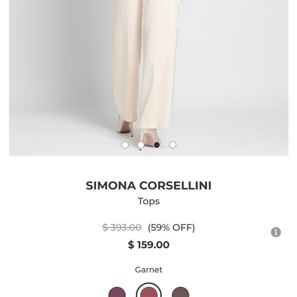 Simona Corsellini - Garnet Crop Top - Picture 5 of 6